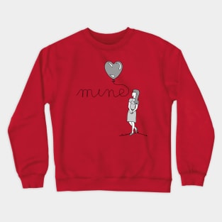 BE MINE - His & Hers Matching Couples T-Shirts (WOMEN'S) Crewneck Sweatshirt